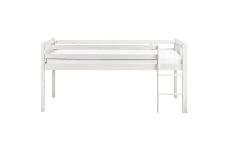 Lav køyeseng Peipin - Hvit - Møbler - Barnemøbler - Barneseng & Juniorseng - Loftseng