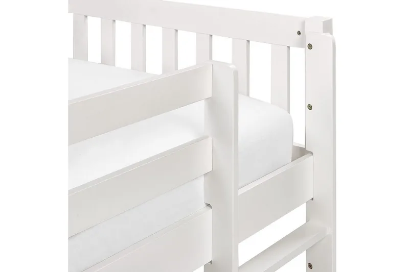 Lav køyeseng Peipin - Hvit - Møbler - Barnemøbler - Barneseng & Juniorseng - Loftseng