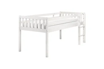 Lav køyeseng Peipin - Hvit - Møbler - Barnemøbler - Barneseng & Juniorseng - Loftseng