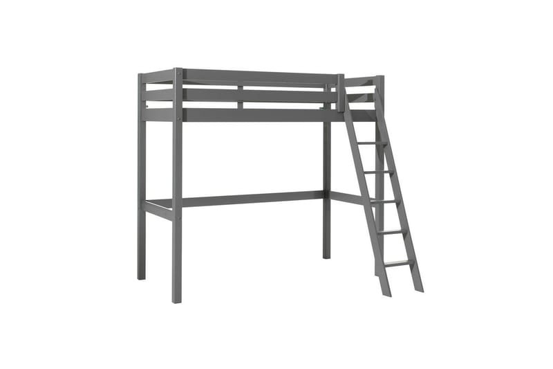 Loftseng Pino Grå, 90 x 200 cm - Grå, 90 x 200 cm - Møbler - Barnemøbler - Barneseng & Juniorseng - Loftseng