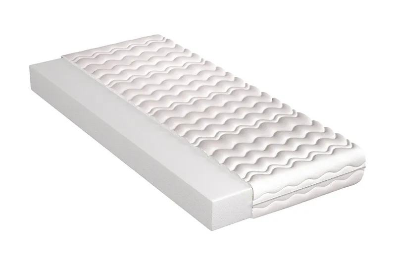 Madrass Sostrato 70x200 Skum 10 cm, Hvit