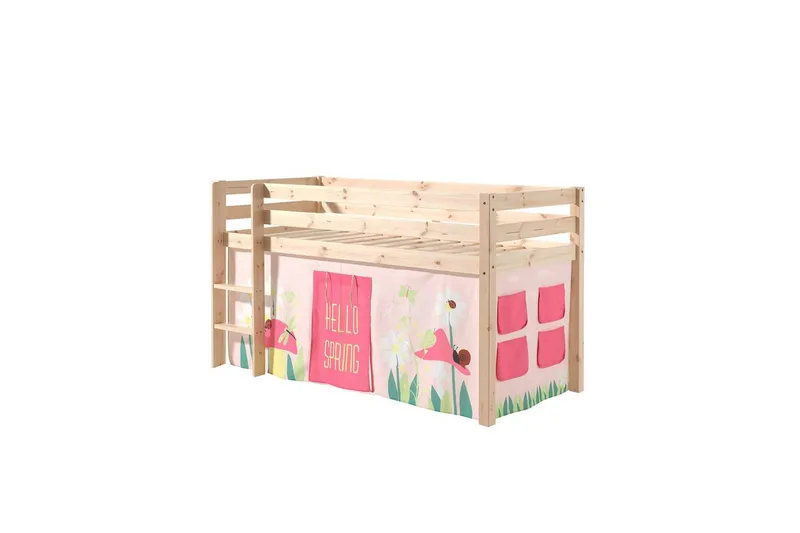 Middelseng med gardin Pino Spring Naturlig, Naturlig, Uten sklie, Uten tunnel, Uten lommer, Naturlig, Naturlig, Uten sklie, Uten tunnel, Uten lommer