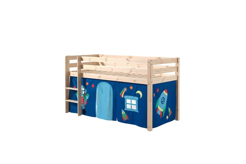 Middelseng med gardin Pino Astro Naturlig, Naturlig, Uten sklie, Uten tunnel, Ingen lommer, Naturlig, Naturlig, Uten sklie, Uten tunnel, Ingen lommer