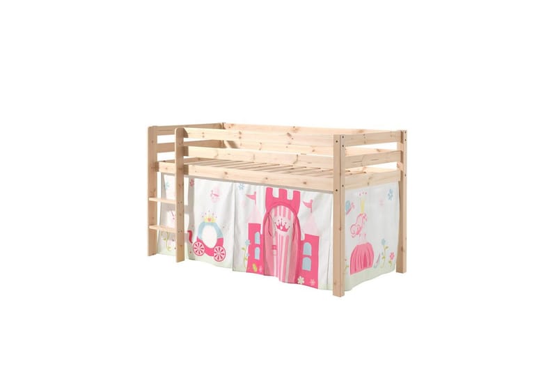 Middelseng med gardin Pino Princess Naturlig, Naturlig, Uten sklie, Uten tunnel, Ingen lommer, Naturlig, Naturlig, Uten sklie, Uten tunnel, Ingen lommer