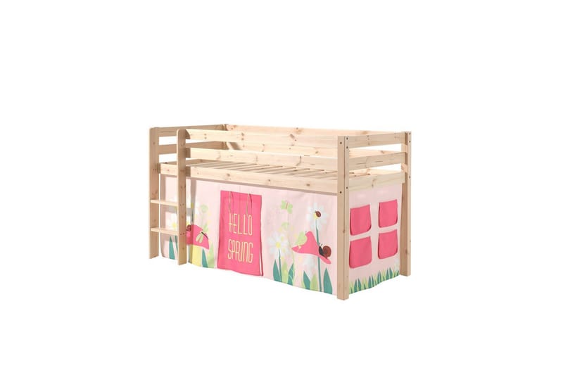 Middelseng med gardin Pino Spring Naturlig, Naturlig, Uten sklie, Uten tunnel, Uten lommer, Naturlig, Naturlig, Uten sklie, Uten tunnel, Uten lommer