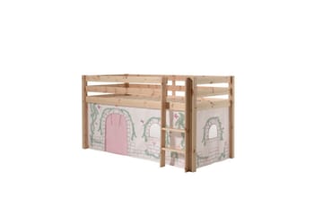 Middelseng med gardin Pino Birdy Naturlig, Naturlig, Uten sklie, Uten tunnel, Ingen lommer