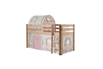Middelseng med gardin Pino Birdy Naturlig, Naturlig, Uten sklie, Birdy, Ingen lommer