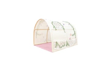 Middelseng med gardin Pino Birdy Hvit, Hvit, Med sklie, Birdy, 3 - Hvit, Hvit, Med sklie, Birdy, 3 - Møbler - Barnemøbler - Barneseng & Juniorseng - Loftseng