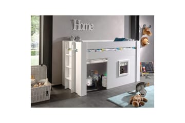 Middelseng med gardiner Noah - Møbler - Barnemøbler - Barneseng & Juniorseng - Husseng