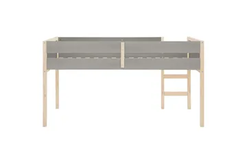 Midsleeper Square Line Grå - Grå - Møbler - Barnemøbler - Barneseng & Juniorseng - Køyeseng