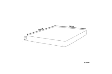 Rammemadrass Daydream 140x200 cm, Medium fast - 140x200 cm, Medium fast - Møbler - Senger - Madrasser - Springfjærmadrass & rammemadras