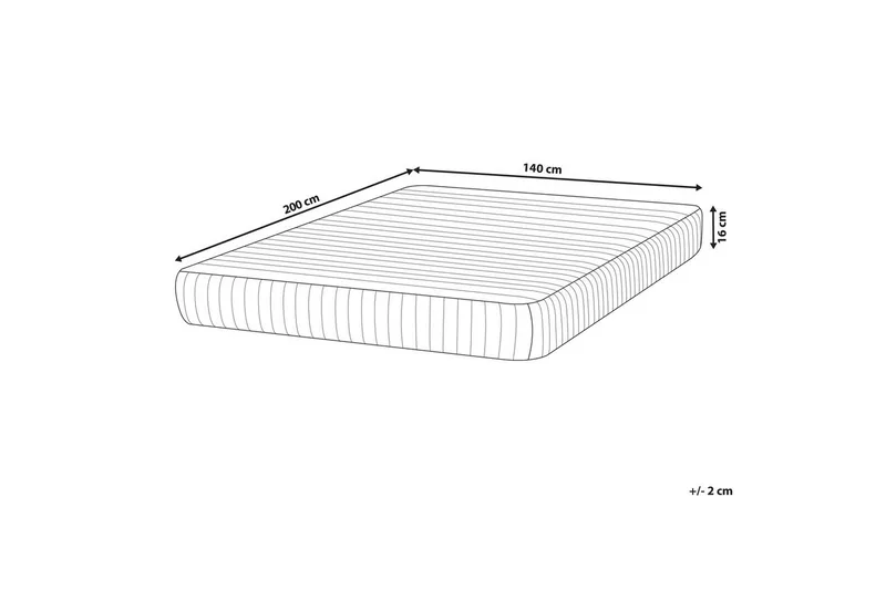 Rammemadrass Delightful 140x200 cm - 140x200 cm - Møbler - Barnemøbler - Barneseng & Juniorseng - Rammemadrass barn & barnemadrass