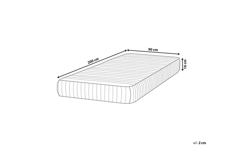 Rammemadrass Delightful 90x200 cm - 90x200 cm - Møbler - Barnemøbler - Barneseng & Juniorseng - Rammemadrass barn & barnemadrass