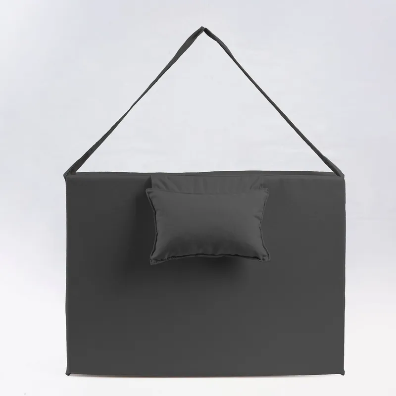 Sammenleggbar seng Kalune Design Myc06 (55 x 180 x 5 cm) Antrasitt, Antrasitt