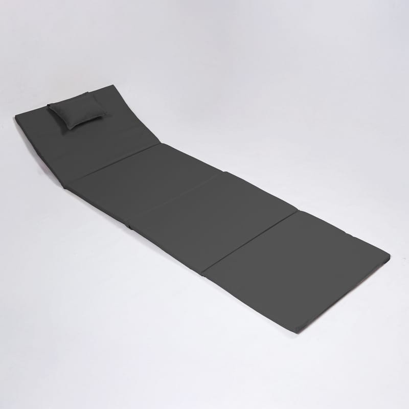 Sammenleggbar seng Kalune Design Myc06 (55 x 180 x 5 cm) Antrasitt - Antrasitt - Møbler - Barnemøbler - Barneseng & Juniorseng - Rammemadrass barn & barnemadrass
