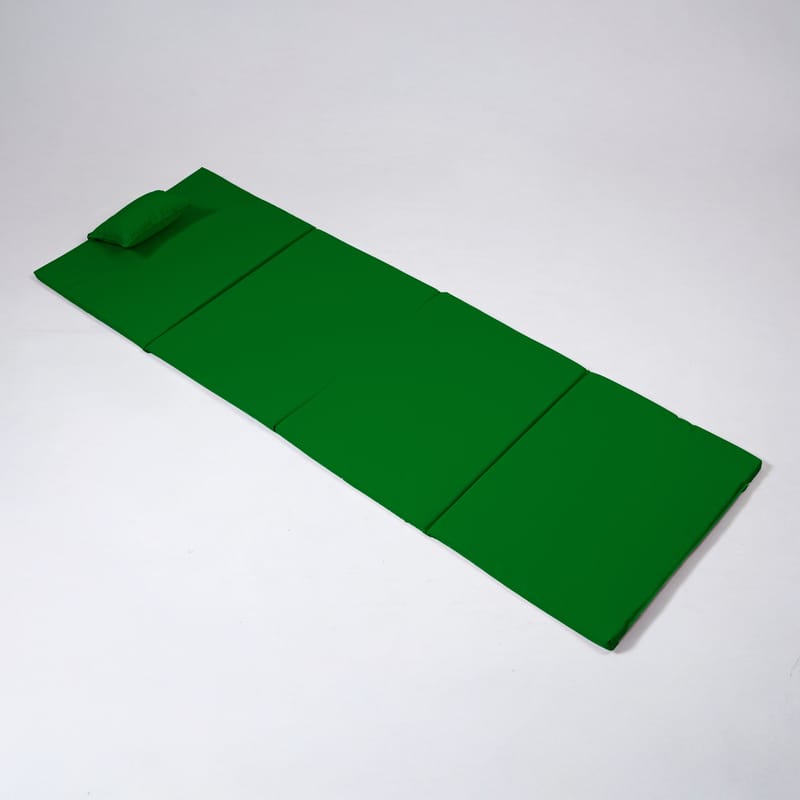 Sammenleggbar seng Kalune Design Myc06 (55 x 180 x 5 cm) Grønn - Møbler - Barnemøbler - Barneseng & Juniorseng - Rammemadrass barn & barnemadrass