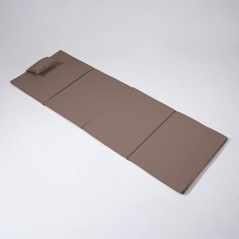 Sammenleggbar seng Kalune Design Myc06 (55 x 180 x 5 cm) Mink - Møbler - Barnemøbler - Barneseng & Juniorseng - Rammemadrass barn & barnemadrass