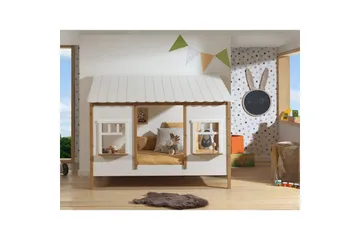 Seng Husseng Brun - Brun - Møbler - Barnemøbler - Barneseng & Juniorseng - Husseng