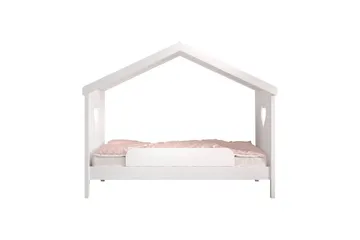 Seng med Fallsikring Amori Hvit - Møbler - Barnemøbler - Barneseng & Juniorseng - Husseng