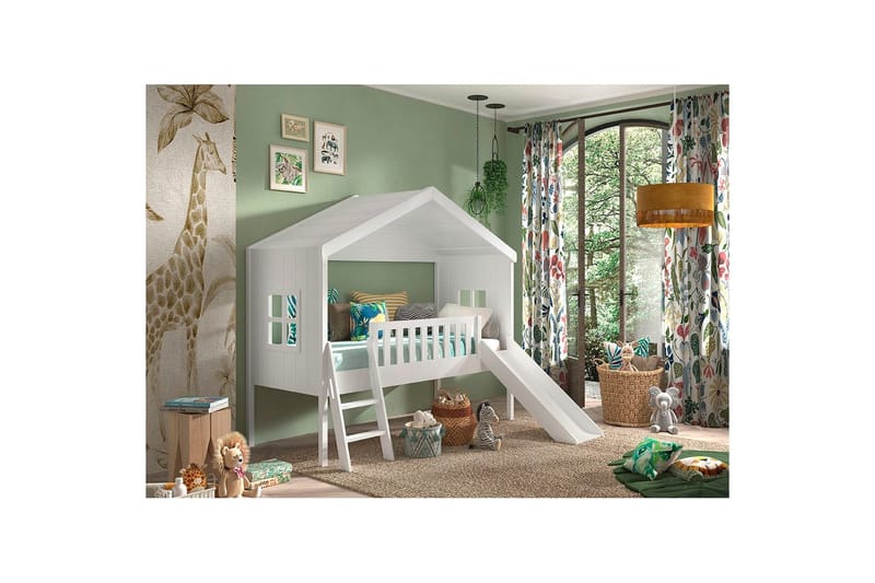 Seng med sklie Bousebed - Møbler - Barnemøbler - Barneseng & Juniorseng - Husseng