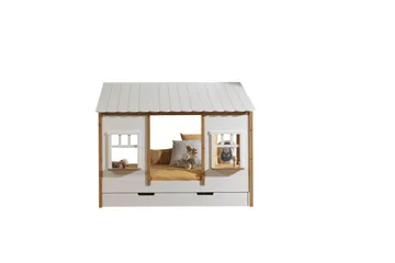 Seng med skuff Husseng Brun - Brun - Møbler - Barnemøbler - Barneseng & Juniorseng - Husseng