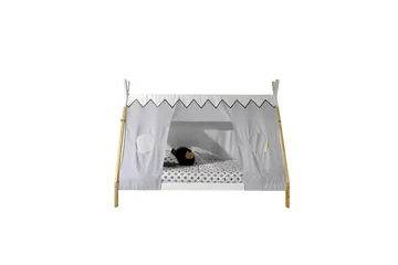 Seng med tekstiler Tipi 90x200 cm Med ben - Med ben - Møbler - Barnemøbler - Barneseng & Juniorseng - Husseng