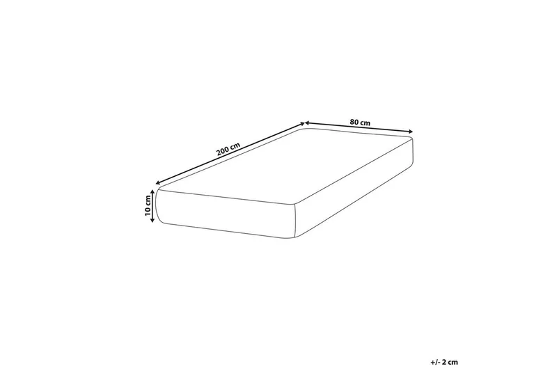 Skummadrass Precious 80x200 cm - 80x200 cm - Møbler - Barnemøbler - Barneseng & Juniorseng - Rammemadrass barn & barnemadrass
