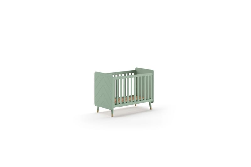 Spjälsäng Jaxx Billy 60x120 cm Jaxx Olive green