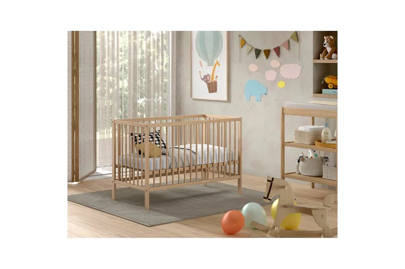 Spjälsäng Jaxx Dino 60x120 cm Jaxx Natural