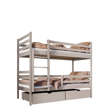 Suno Køyeseng to soveplasser 80x180 cm - Beige - Møbler - Barnemøbler - Barneseng & Juniorseng - Loftseng