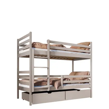 Suno Køyeseng to soveplasser 90x190 cm - Beige - Møbler - Barnemøbler - Barneseng & Juniorseng - Loftseng