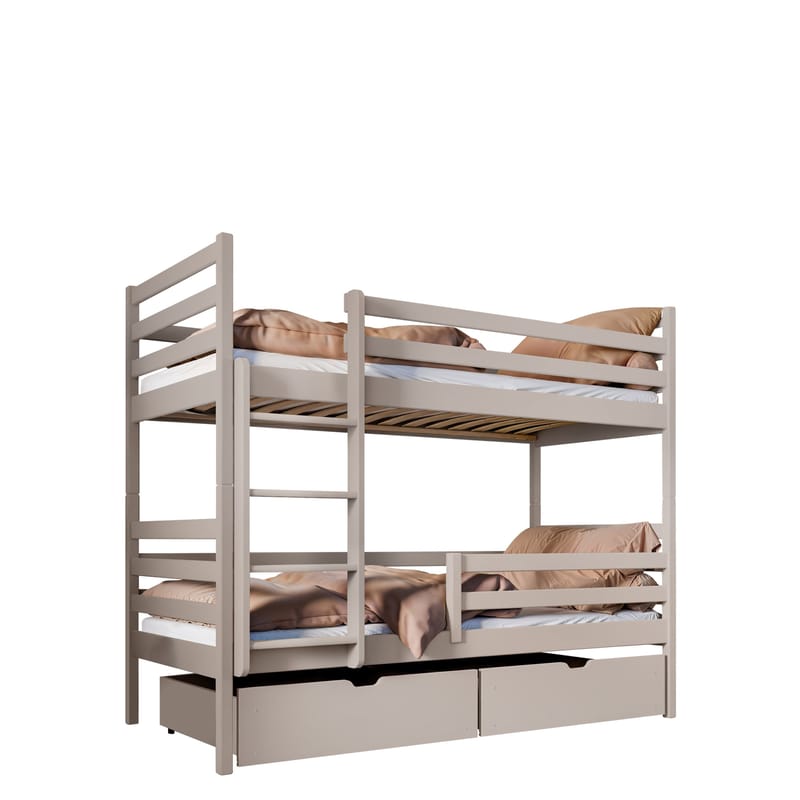 Suno Køyeseng to soveplasser 90x200 cm - Beige - Møbler - Barnemøbler - Barneseng & Juniorseng - Loftseng