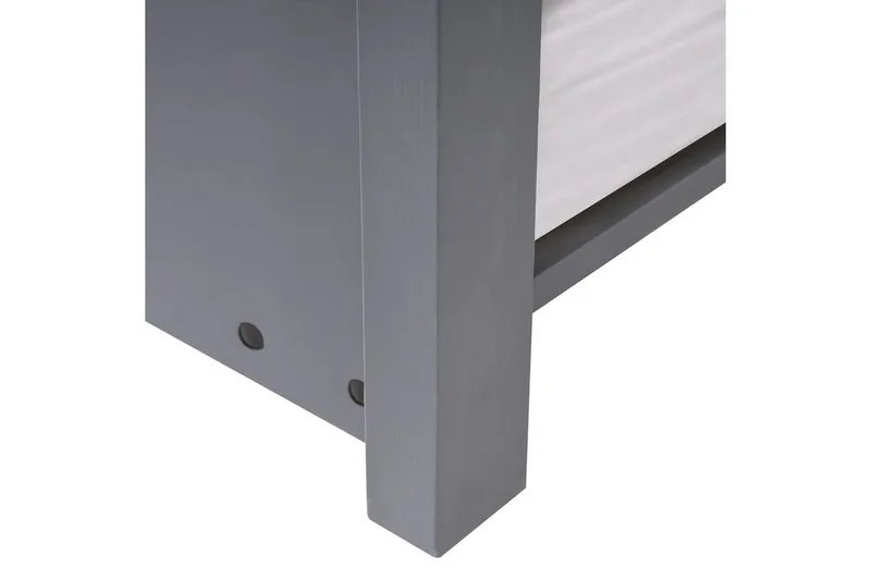 Uttrekkbar barneseng Crillon - Grå - Møbler - Barnemøbler - Barneseng & Juniorseng - Husseng