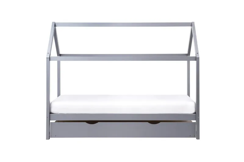 Uttrekkbar barneseng Crillon - Grå - Møbler - Barnemøbler - Barneseng & Juniorseng - Husseng