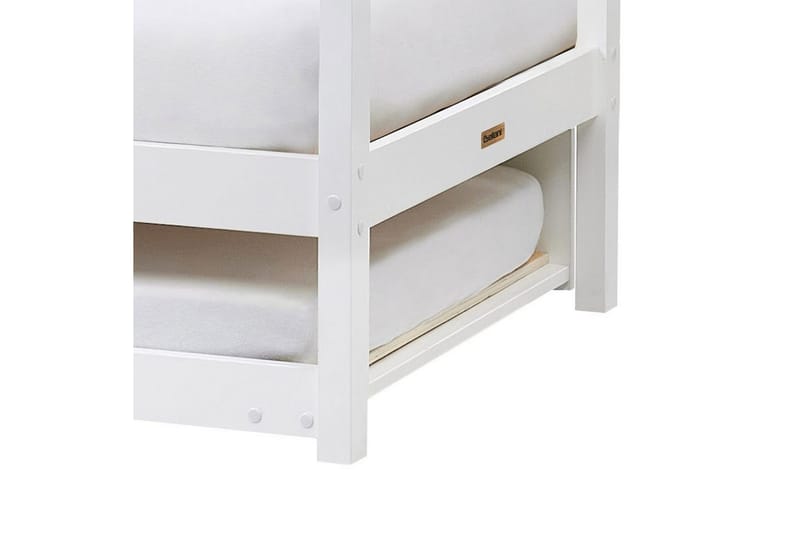 Uttrekkbar barneseng Crillon - Hvit - Møbler - Barnemøbler - Barneseng & Juniorseng - Husseng