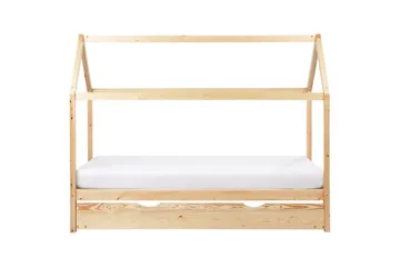 Uttrekkbar barneseng Crillon - Lyst tre - Møbler - Barnemøbler - Barneseng & Juniorseng - Husseng