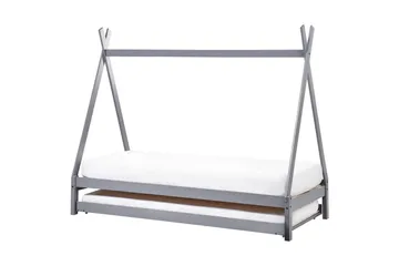 Uttrekkbar barneseng Talmontiers - Grå - Møbler - Barnemøbler - Barneseng & Juniorseng - Husseng