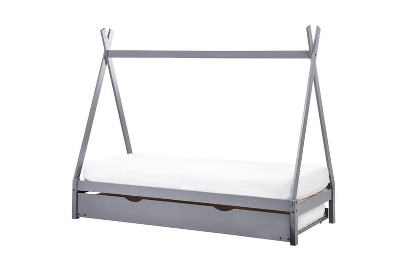 Uttrekkbar barneseng Talmontiers - Grå - Møbler - Barnemøbler - Barneseng & Juniorseng - Husseng