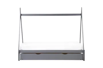 Uttrekkbar barneseng Talmontiers - Grå - Møbler - Barnemøbler - Barneseng & Juniorseng - Husseng