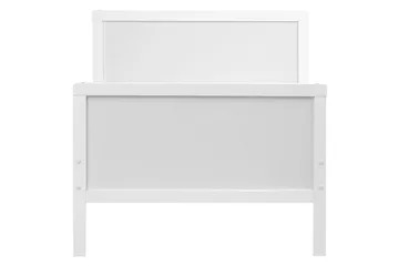 Uttrekkbar småbarnsseng Montigny - Hvit - Møbler - Barnemøbler - Barneseng & Juniorseng - Vokseseng