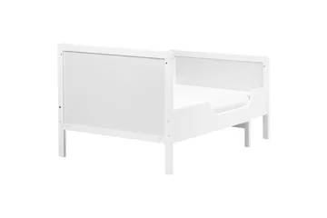 Uttrekkbar småbarnsseng Montigny - Hvit - Møbler - Barnemøbler - Barneseng & Juniorseng - Vokseseng