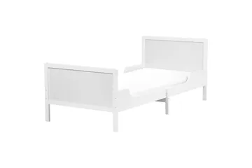 Uttrekkbar småbarnsseng Montigny - Hvit - Møbler - Barnemøbler - Barneseng & Juniorseng - Vokseseng