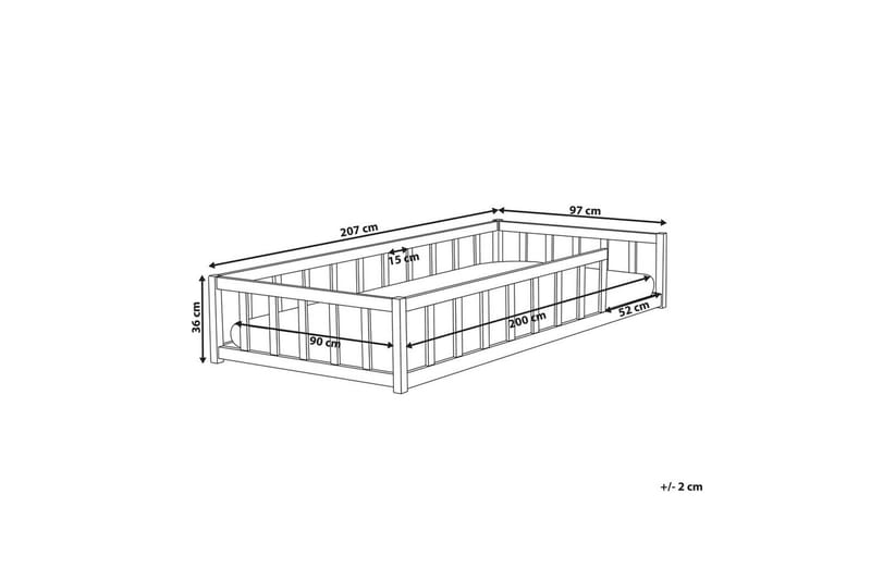 Barneseng Meymac - Hvit - Møbler - Barnemøbler - Barneseng & Juniorseng