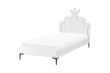 Barneseng Rubian - Hvit, Svart - Møbler - Barnemøbler - Barneseng & Juniorseng