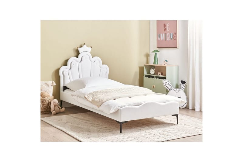 Barneseng Rubian - Hvit, Svart - Møbler - Barnemøbler - Barneseng & Juniorseng