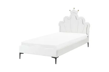 Barneseng Rubian - Hvit, Svart - Møbler - Barnemøbler - Barneseng & Juniorseng