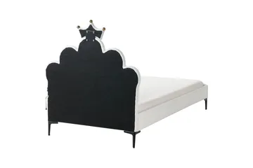 Barneseng Rubian - Hvit, Svart - Møbler - Barnemøbler - Barneseng & Juniorseng