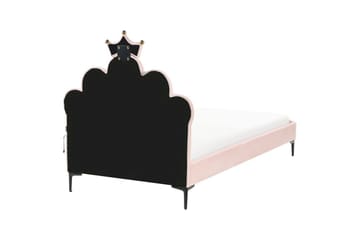 Barneseng Rubian - Rosa, Svart - Møbler - Barnemøbler - Barneseng & Juniorseng