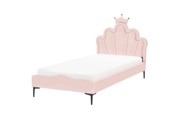 Barneseng Rubian - Rosa, Svart - Møbler - Barnemøbler - Barneseng & Juniorseng