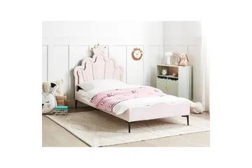 Barneseng Rubian - Rosa, Svart - Møbler - Barnemøbler - Barneseng & Juniorseng